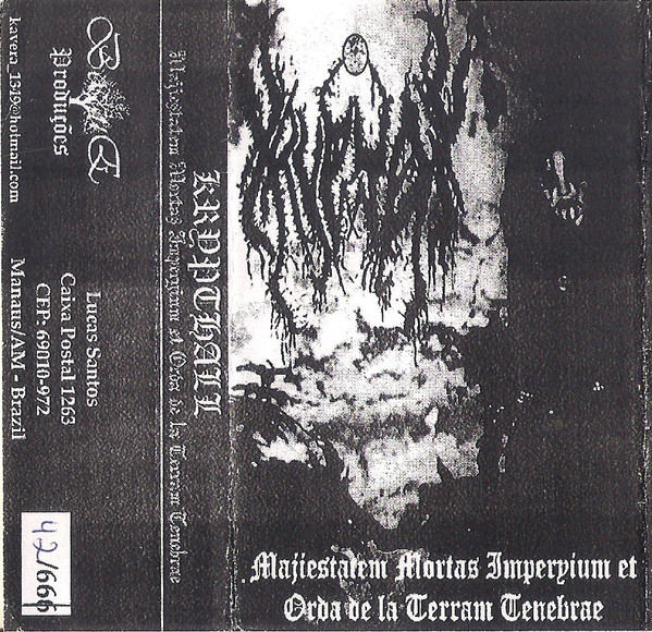 last ned album Krypthall - Majiestatem Mortas Imperyium Et Orda De La Terram Tenebrae