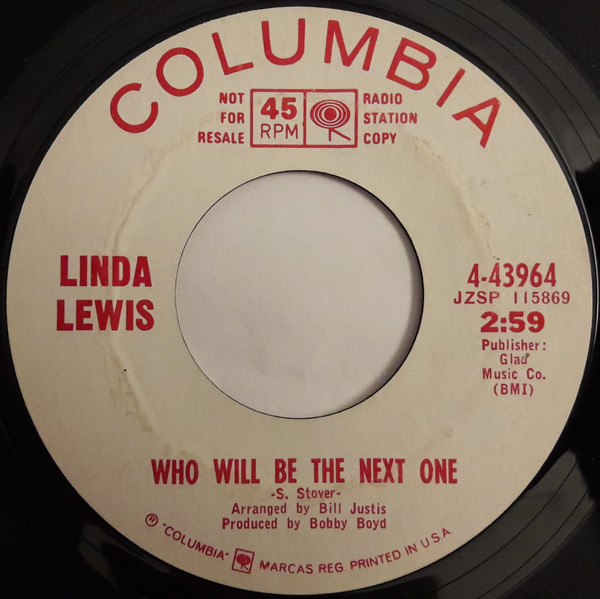 Linda Gail Lewis - Who Will Be The Next One / Jim Dandy (Vinyl, US 
