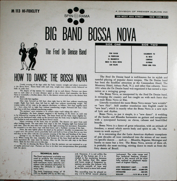 lataa albumi Fred De Denise And His Orchestra - Big Band Bossa Nova