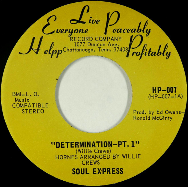 Soul Express - Determination Part 1 & Part 2 | Releases | Discogs