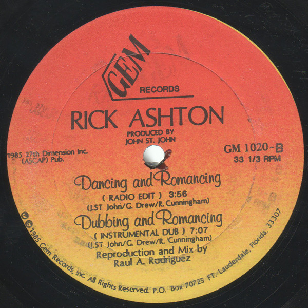 Album herunterladen Rick Ashton - Dancing And Romancing