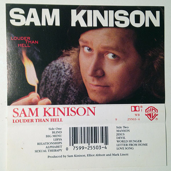 Sam Kinison – Louder Than Hell (1986, Vinyl) - Discogs