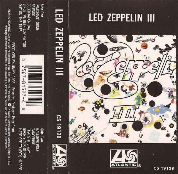 Led Zeppelin – Led Zeppelin III (AR, Cassette) - Discogs