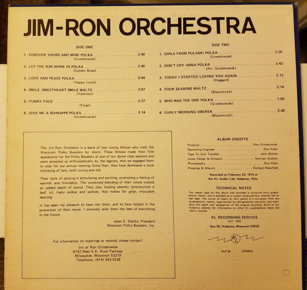 baixar álbum JimRon Orchestra - Jim Ron Orchestra