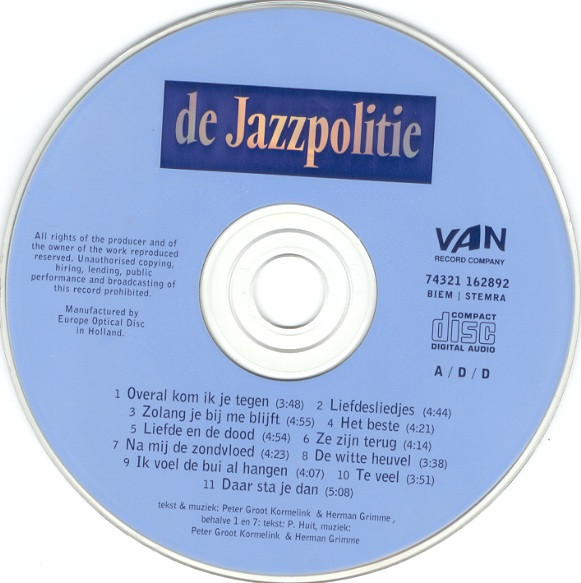 lataa albumi De Jazzpolitie - De Jazzpolitie