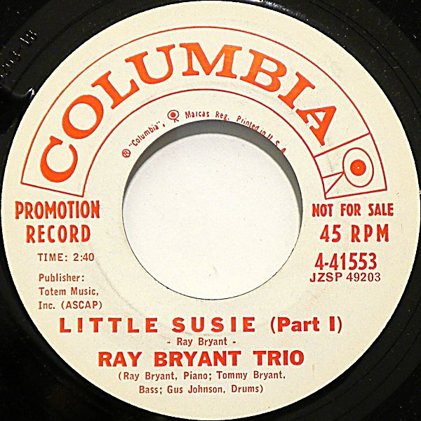 Ray Bryant Trio – Little Susie (1960, Vinyl) - Discogs