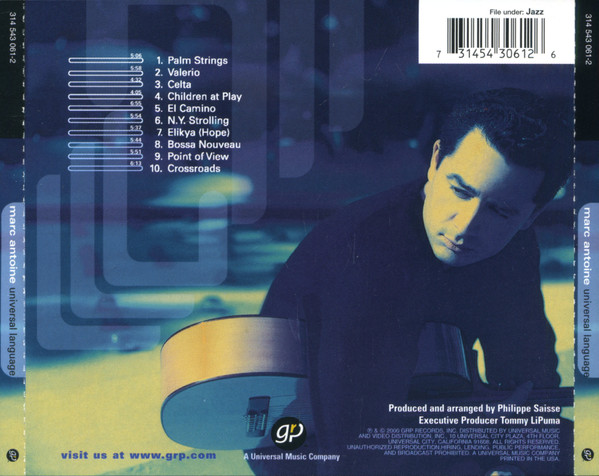 baixar álbum Marc Antoine - Universal Language