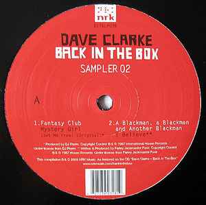 Dave Clarke - Back In The Box Sampler 02 album cover