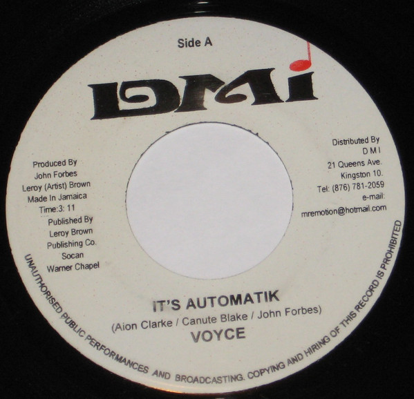 descargar álbum Voyce - Its Automatik