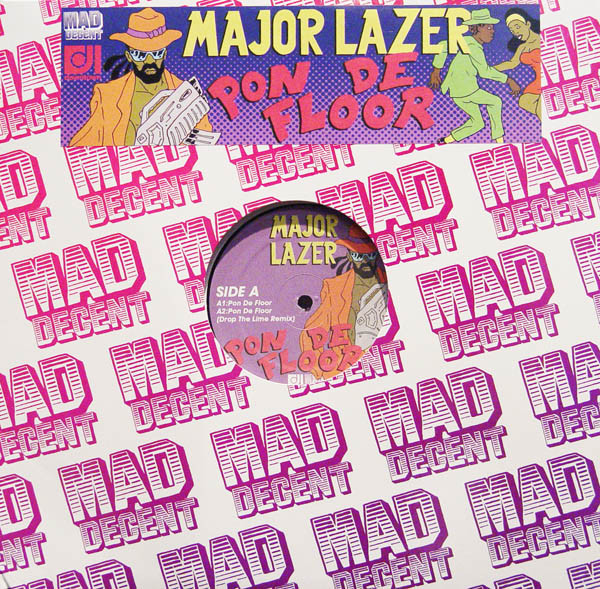 Major Lazer Pon De Floor 2009 Vinyl Discogs