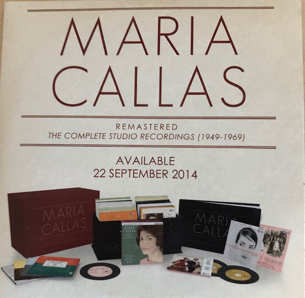 Maria Callas – Remastered - The Complete Studio Recordings (2014