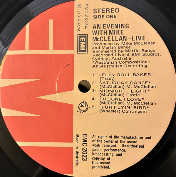 lataa albumi Mike McClellan - An Evening With Mike McClellan Live