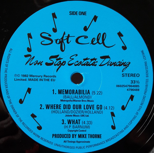 Soft Cell - Non Stop Ecstatic Dancing | Some Bizzare (4796488) - 3