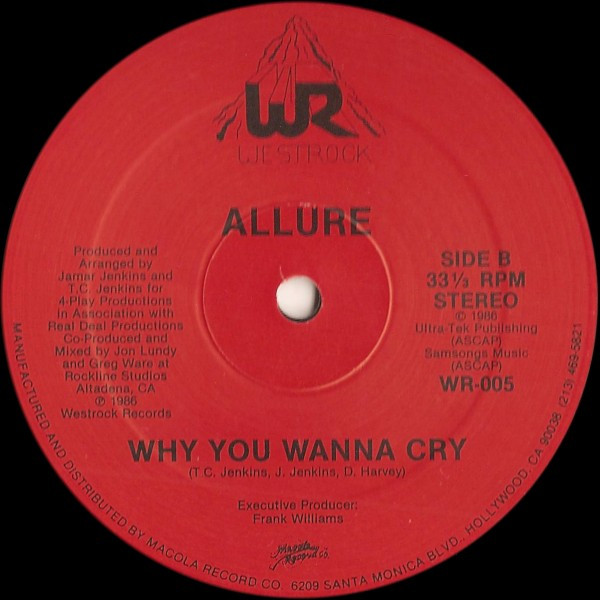 last ned album Allure - Why You Wanna Cry