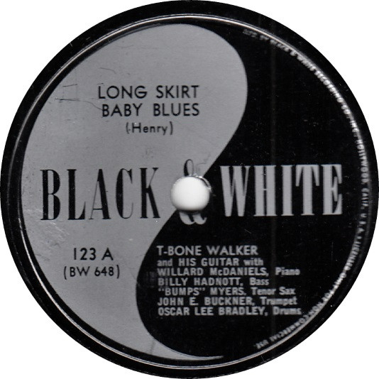 Wauw Wild sarcoom T-Bone Walker And His Guitar – Long Skirt Baby Blues / Good-Bye Blues  (1947, Shellac) - Discogs