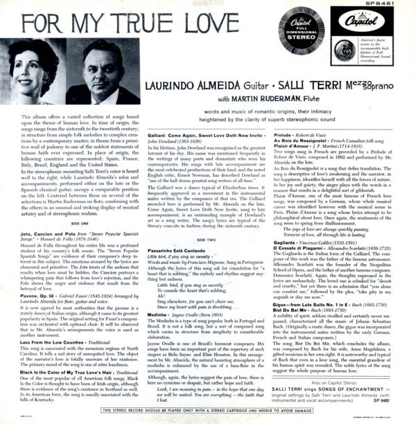 télécharger l'album Laurindo Almeida, Salli Terri - For My True Love