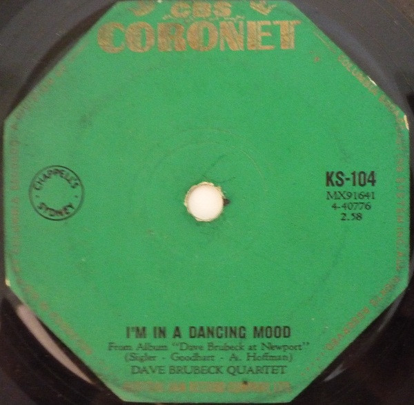 lataa albumi Dave Brubeck Quartet - Im In A Dancing Mood