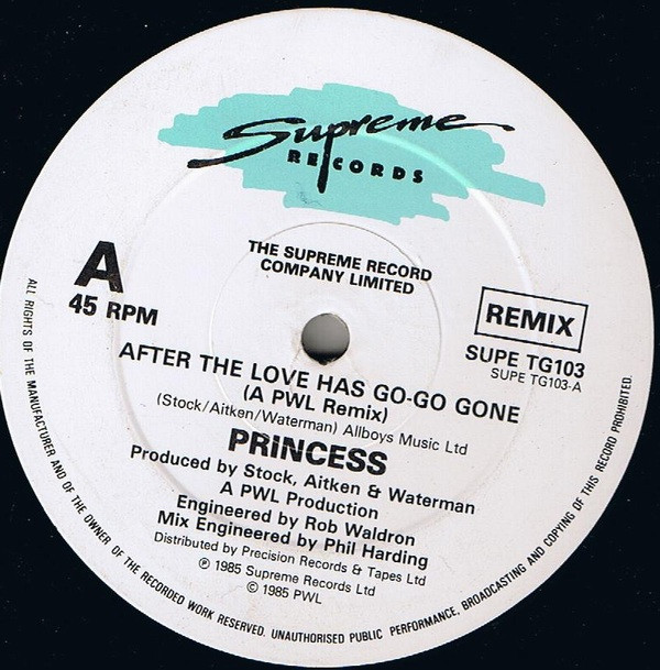 Princess – After The Love Has Go-Go Gone