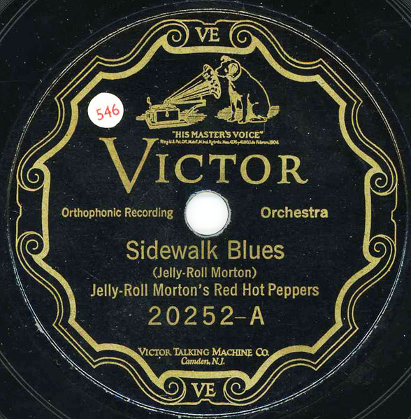 Jelly-Roll Morton's Red Hot Peppers - Sidewalk Blues / Dead Man