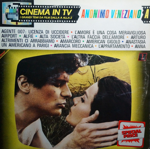 Cinema In TV Vol. 1 Anonimo Veneziano 1984 Vinyl Discogs