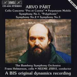 Arvo Pärt ■ The Bamberg Symphony Orchestra* ■ Frans Helmerson ■ Neeme Järvi - Cello Concerto 
