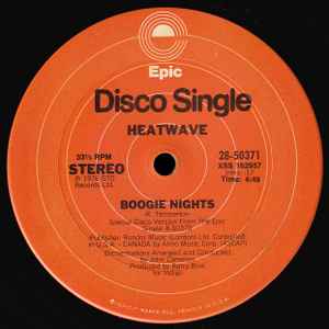 politi Dynamics variabel Heatwave – Boogie Nights (1976, Terre Haute Press, Vinyl) - Discogs