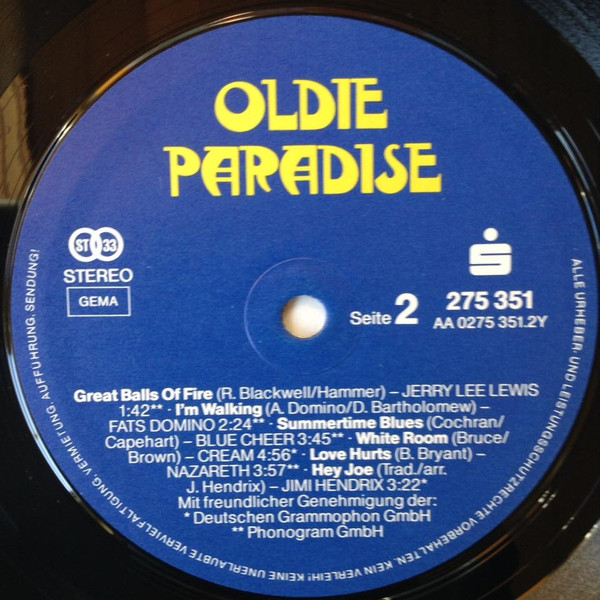 ladda ner album Various - Oldie Paradise