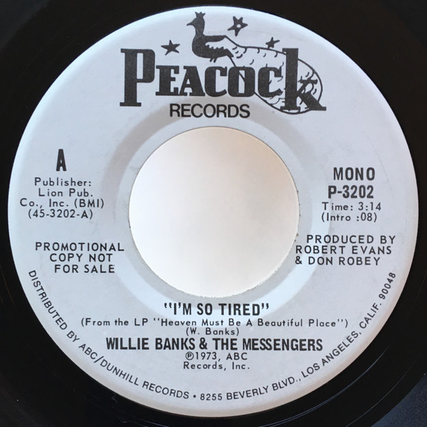 lataa albumi Willie Banks And The Messengers - Im So Tired