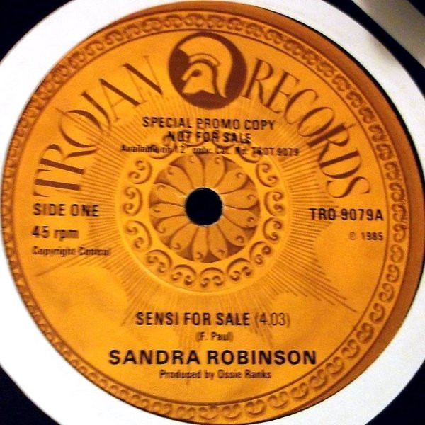 Sandra Robinson – Sensi For Sale (1985, Vinyl) - Discogs