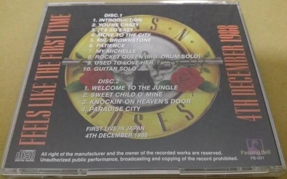 télécharger l'album Guns N' Roses - Feels Like The First Time