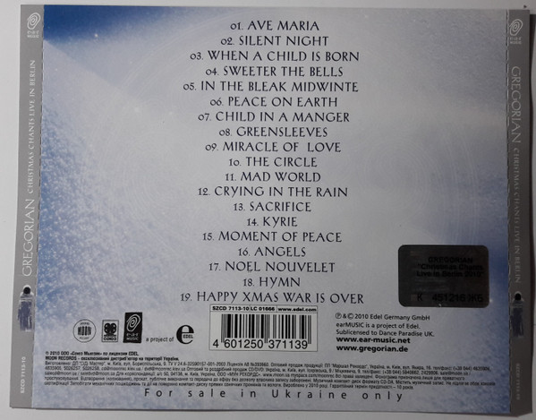 lataa albumi Download Gregorian - Christmas Chants Live In Berlin album