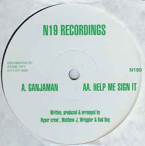 Hyper Crew - Ganjaman / Help Me Sign It album cover