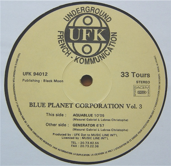 Blue Planet Corporation – Vol. 3 (1994, Vinyl) - Discogs