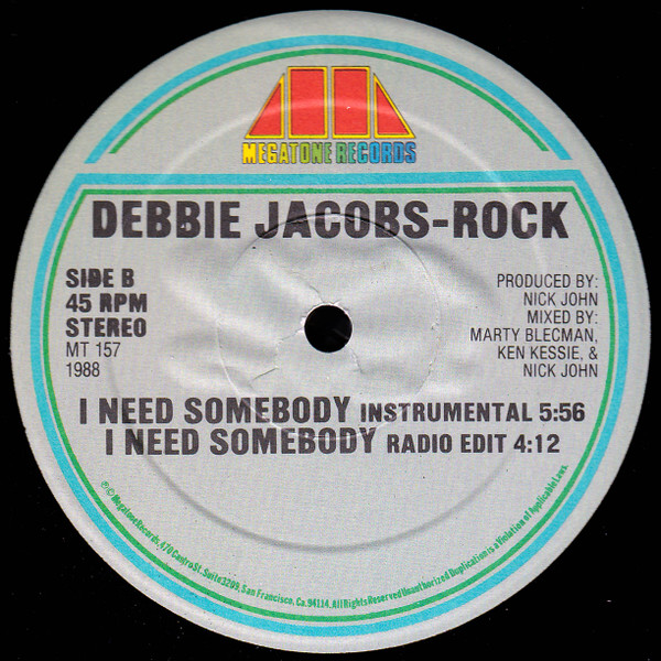 Album herunterladen Debbie JacobsRock - I Need Somebody