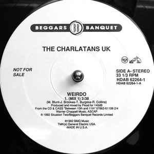 The Charlatans UK – Weirdo (1992, Vinyl) - Discogs