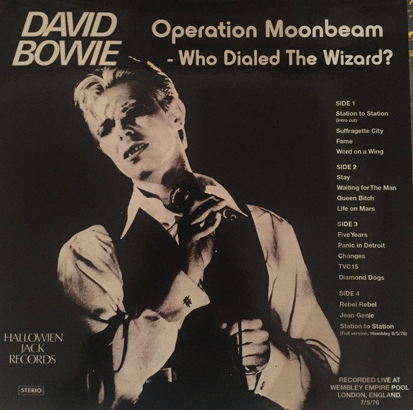 David Bowie – Don't Touch That Dial (White labels, black vinyl 