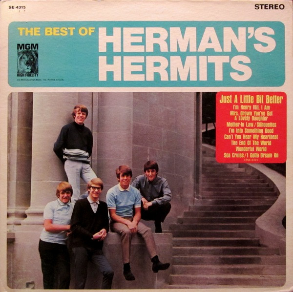 Herman's Hermits – The Best Of Herman's Hermits (1965, Gatefold