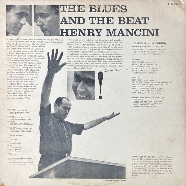 lataa albumi Henry Mancini - The Blues And The Beat