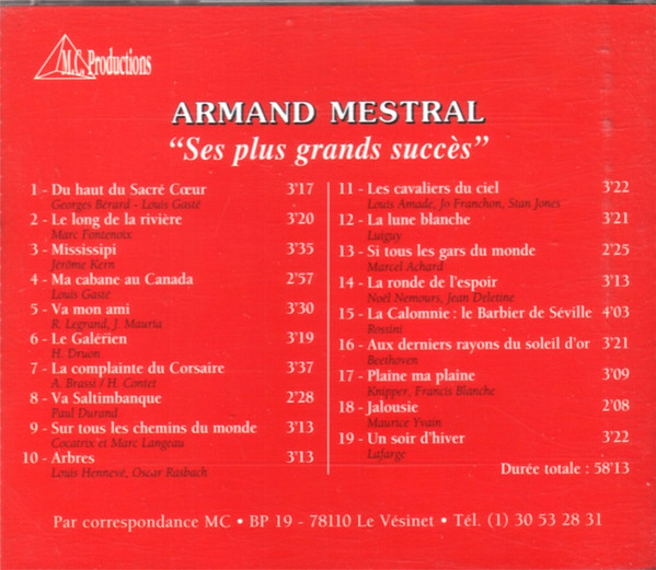 télécharger l'album Armand Mestral - Ses Plus Grands Succès Vol 2