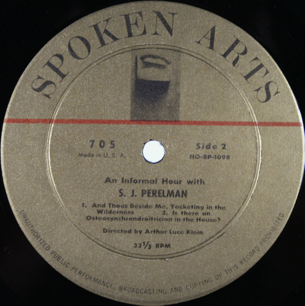 descargar álbum S J Perelman - S J Perelman Reads