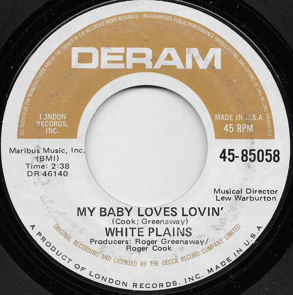 White Plains - My Baby Loves Lovin' | Releases | Discogs