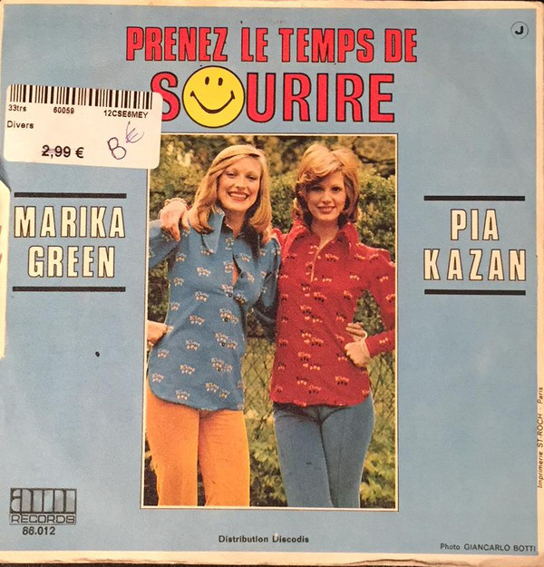 télécharger l'album Pia Et Marika - Prenez Le Temps De Sourire