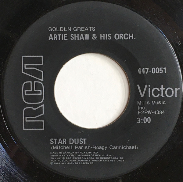 Artie Shaw And His Orchestra – Star Dust / Dancing In The Dark