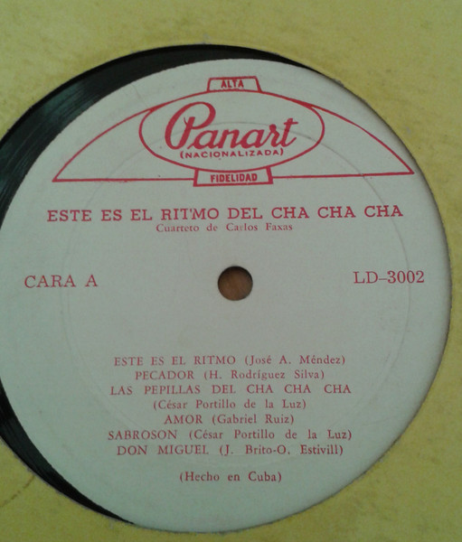 Cuarteto De Carlos Faxas – Este Es El Ritmo Del Cha Cha Cha (Vinyl) -  Discogs