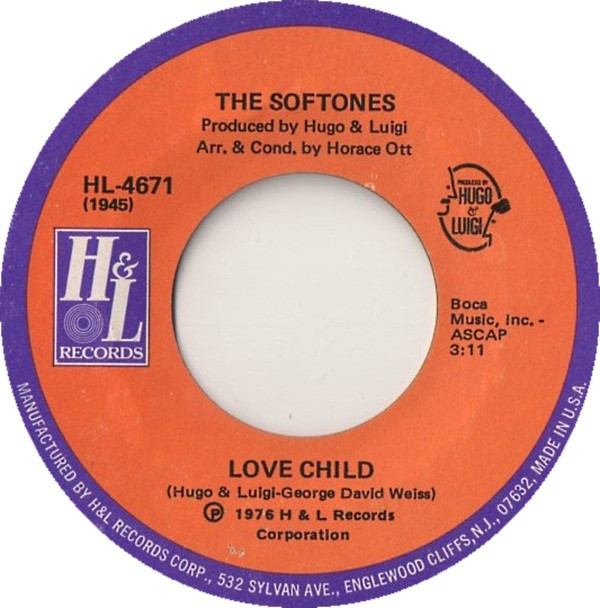 last ned album The Softones - Love Child