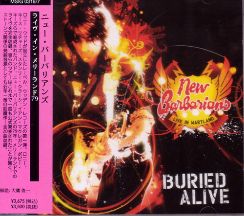 The New Barbarians – Live In Maryland: Buried Alive (2006, CD 