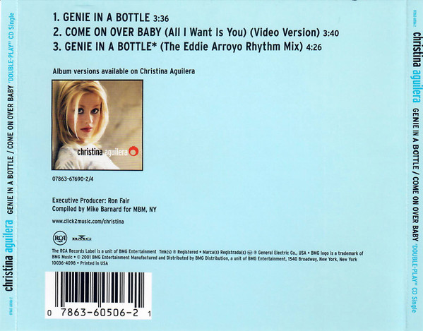 Album herunterladen Christina Aguilera - Genie In A Bottle Come On Over Baby