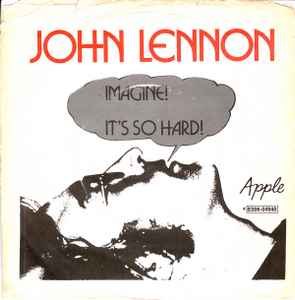 John Lennon - Imagine / It's So Hard album cover
