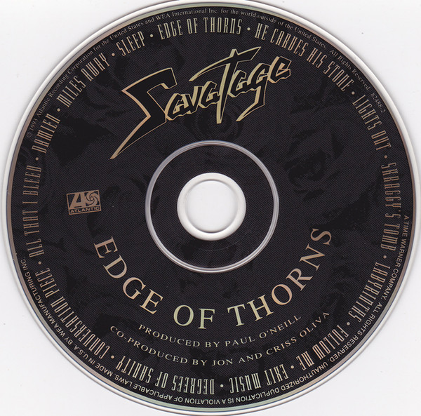 last ned album Savatage - Edge Of Thorns