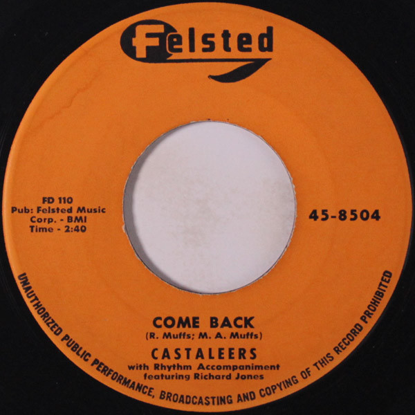 ladda ner album Castaleers - Come Back My Hi Fi Baby